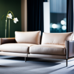 An image of a modern living room with a sofa and armchairs covered in sleek, fire-resistant upholstery materials