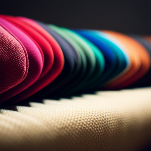 An image that showcases a variety of upholstery fabrics such as velvet, leather, and cotton in different colors and patterns